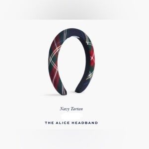 Hill House The Alice Headband - Navy Tartan